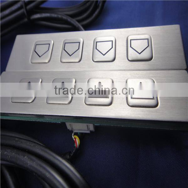 Waterproof Stainless Steel Push Button for ATM Koisk