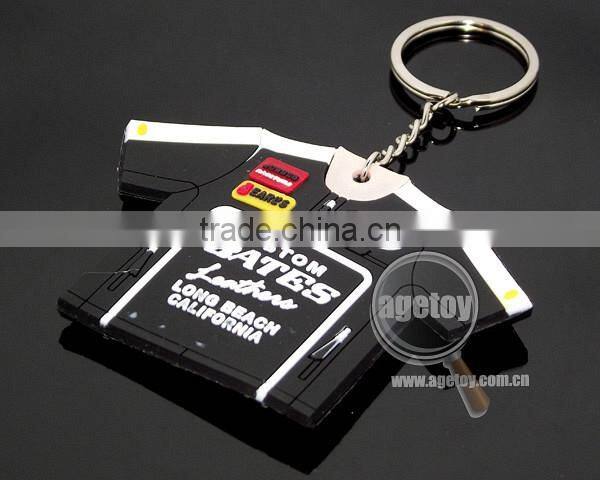 Rubber T-shirt Keychain
