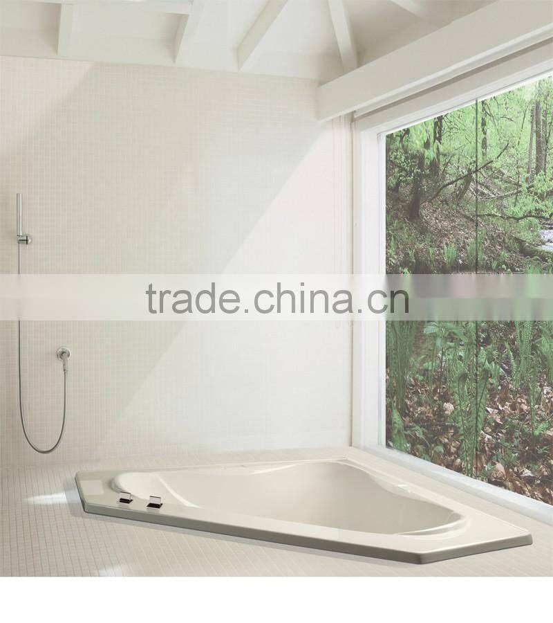Single panel standard bath screen with towel rail