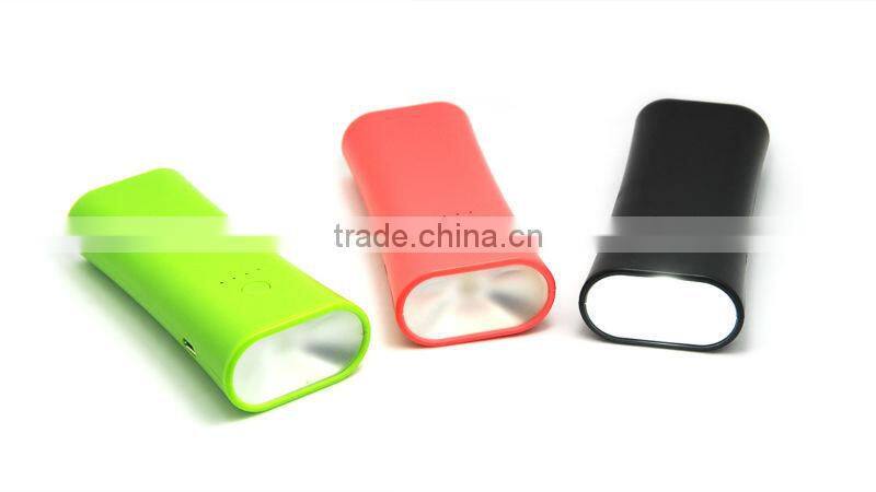 X200 led light Portable External Battery Charger 5200 mAh Power Bank new products in the market 2015 private model power bank