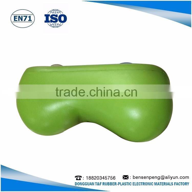 heart shaped bath pillow with suction cup