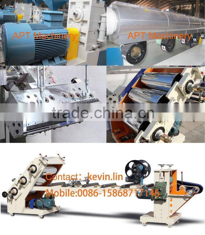 High Capacity Plastic extrusion line for PP and HIPS