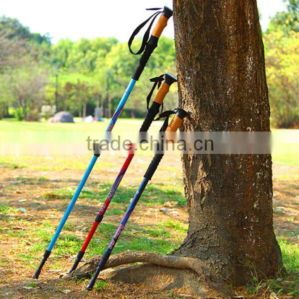 carbon fiber outdoor mountain climbing trekking pole, hiking stick, alpenstock