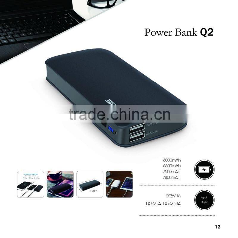 2016 trending products qc2.0 power bank, starbucks power bank, menu power bank