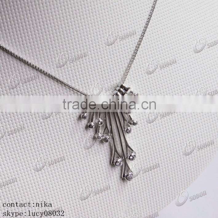 hot sale 925 silver jewellery necklace, wholesale hot agate pendant 925 silver jewellery necklace