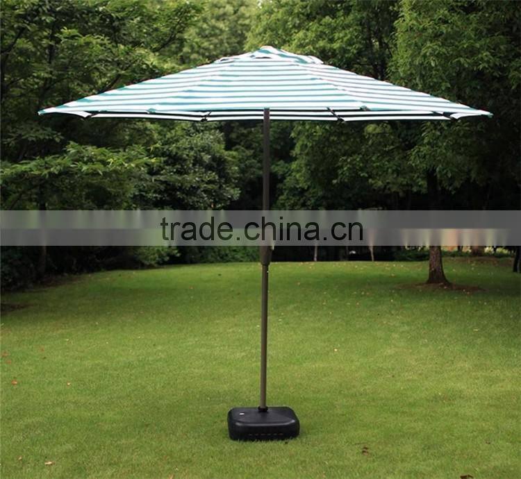 New 8ft 9ft Outdoor Aluminum Patio Crank Tilt Beach Umbrella
