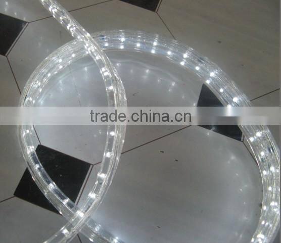 2016 Christmas decor 3-wires round copper led light swimming pool rope light