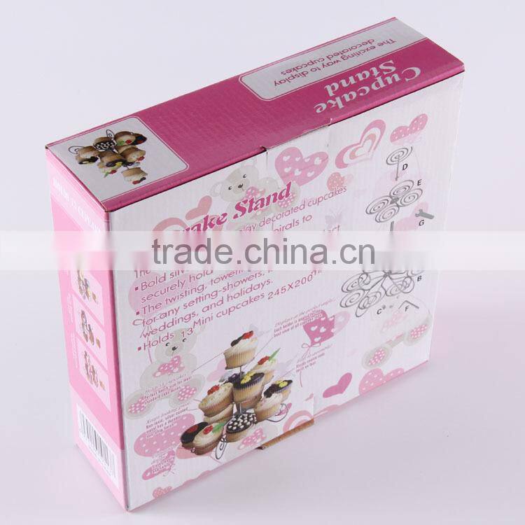 Multi-Tiered Metal Dessert and Cupcake Stand