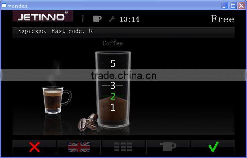 IN5C instant powder coffee milk cappuccino machine