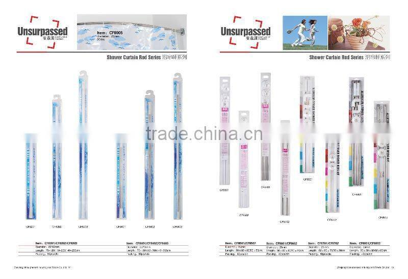 L shaped shower rod, U shaped shower, curved shower curtain rod