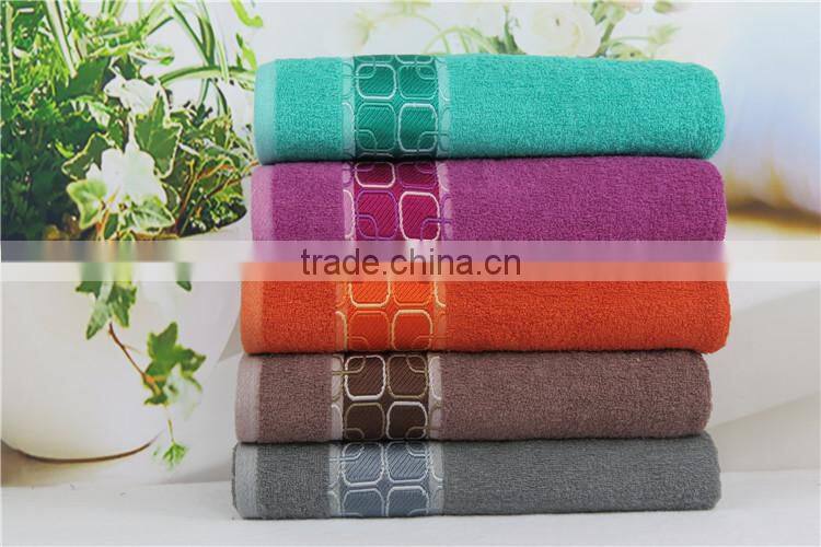 High quality 100% cotton hotel and spa Jacquard bath towel SJ-171