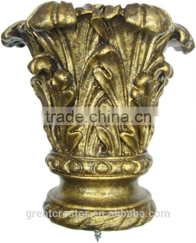 Home Decor Black Classic Ball Bed Finials