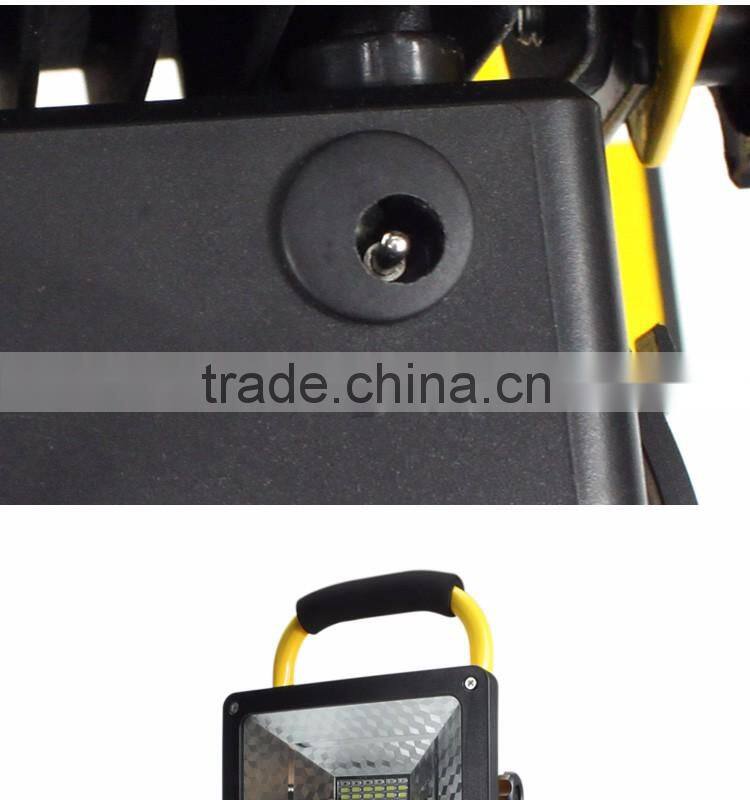 High Quality Waterproof Portable 30W Rechargeable Outdoor Led Flood Light