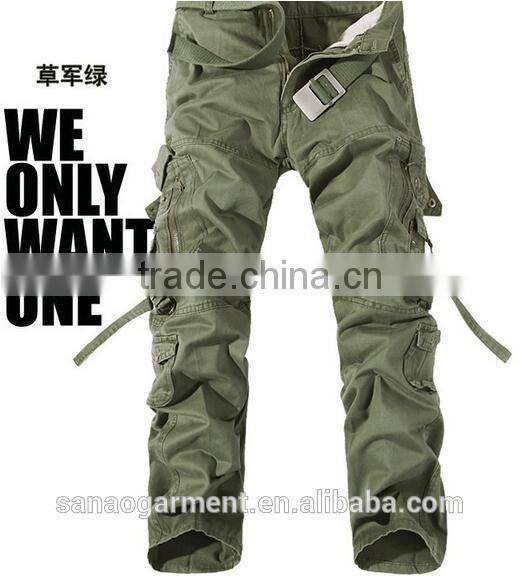 2015 100% cotton big yards men's overalls with multi-pocket