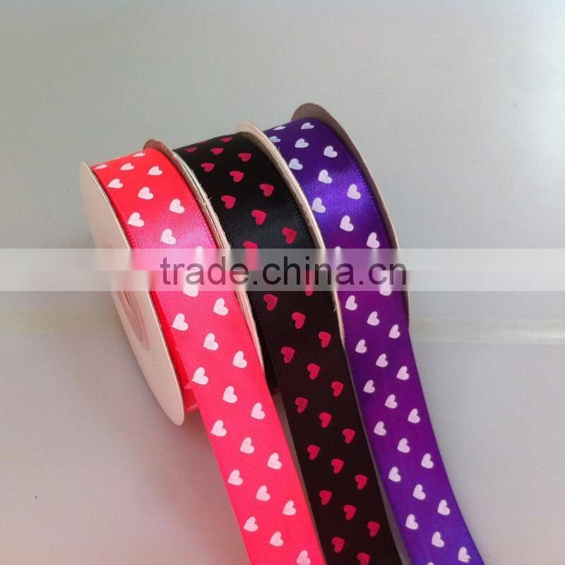 Supply16mm 5/8inch pink/ purple /organge floral printed ribbon printing decorative for handmade hair bows craft card making
