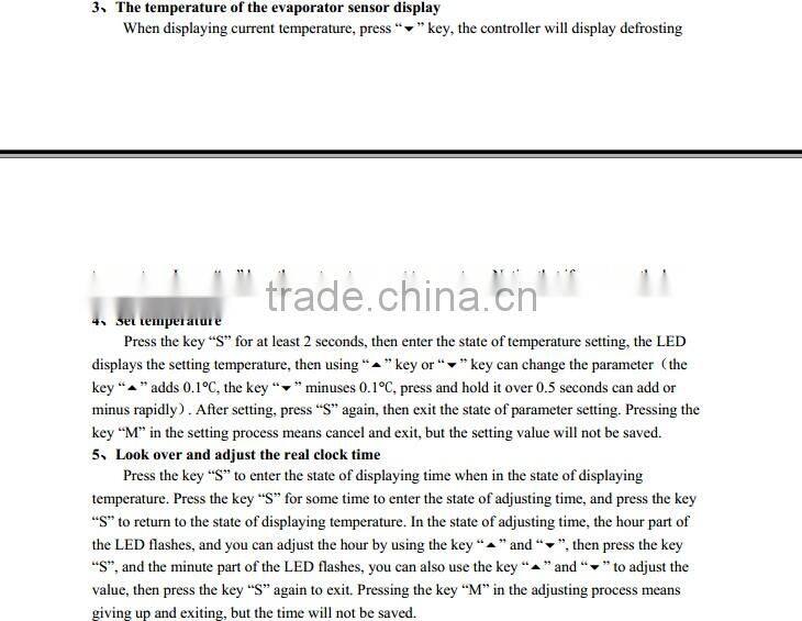Digital 3 stage password thermostat E30