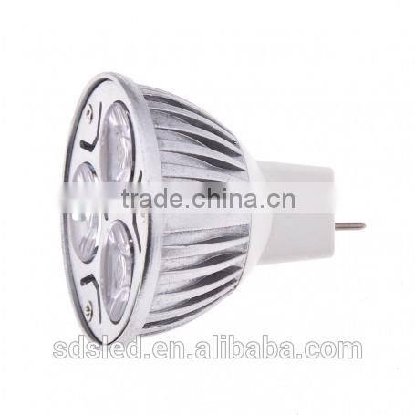 LED spotlightLED 3W cool white led spot light high power MR16 LED spotlight DC12V