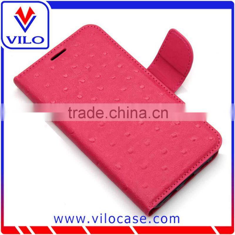 buckle Card slot Leather flip case for Samsung Note 5