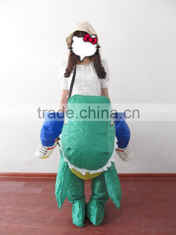 DJ-CO-112 Halloween Christmas Cosplay Inflatable Dinosaur Costume Party Fancy Dress unisex crops new