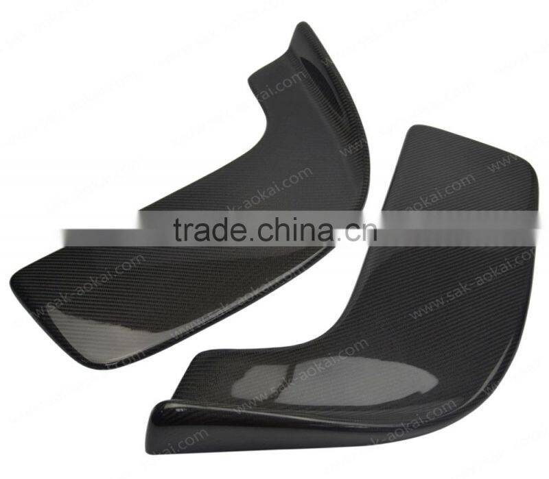 HOT!! Carbon Fiber Car Front Bumper Lip Spoiler Front Splitter(pair), Front Lip Spoiler