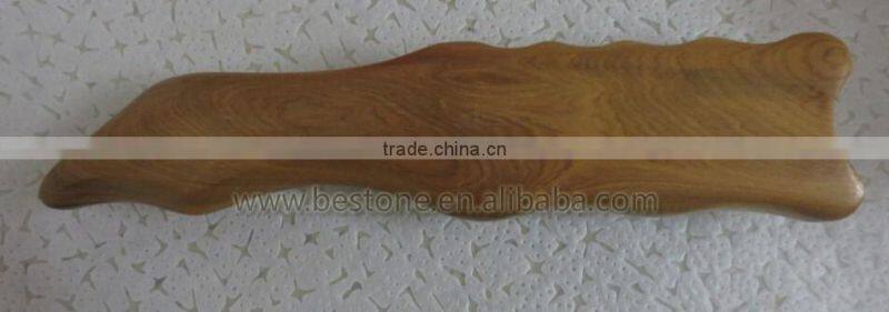 Custom Logo Wood Head Massager with Handle
