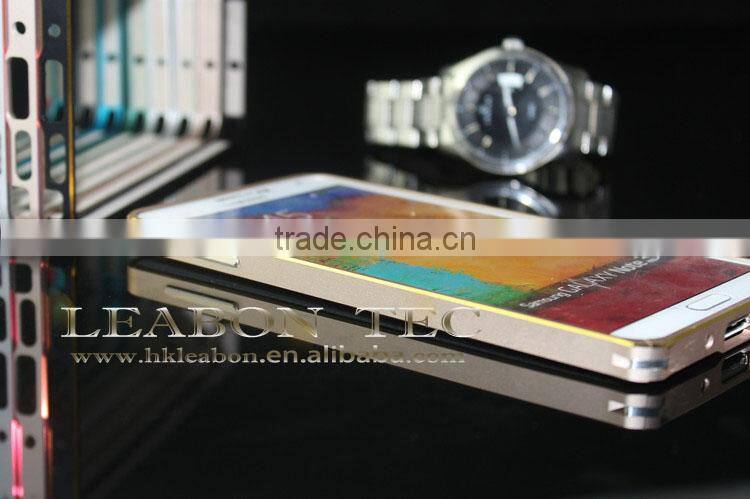 Top quality Wholesales new Cheap Price Many Colors For Choose Aluminum Bumper Case For Samsung note 3 With Metal Frame