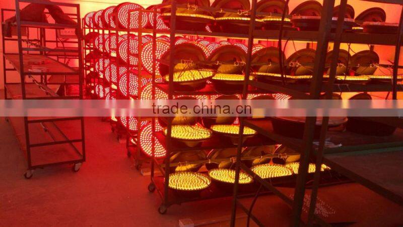 200mm red led full ball one unit traffic light with high brightness