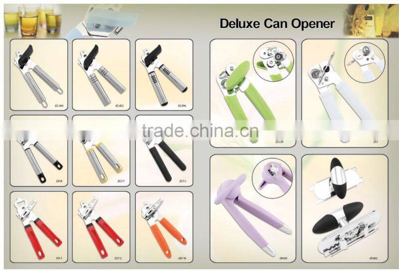 EG3-15C Deluxe bottle can opener/Can Opener with black ABS handle/High Quality Can Opener