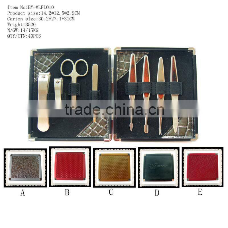 Aluminium case packing personal care manicure set