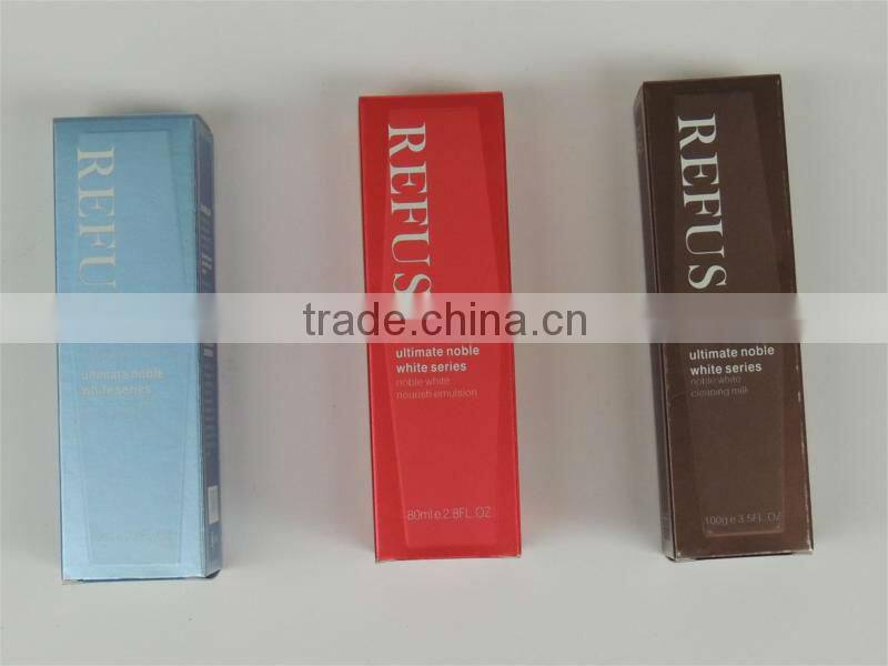 Aluminium foil maquillage paper box