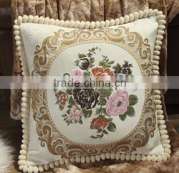 Wholesale chinese mill in stock jacquard chenille sofa office cushion cover