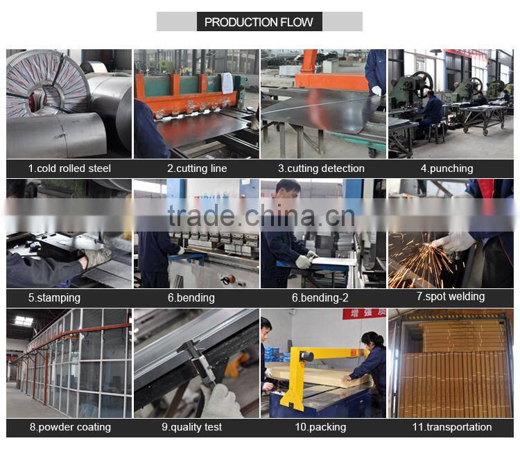 trade assurance 3 drawer steel filing pedestal with powder finish