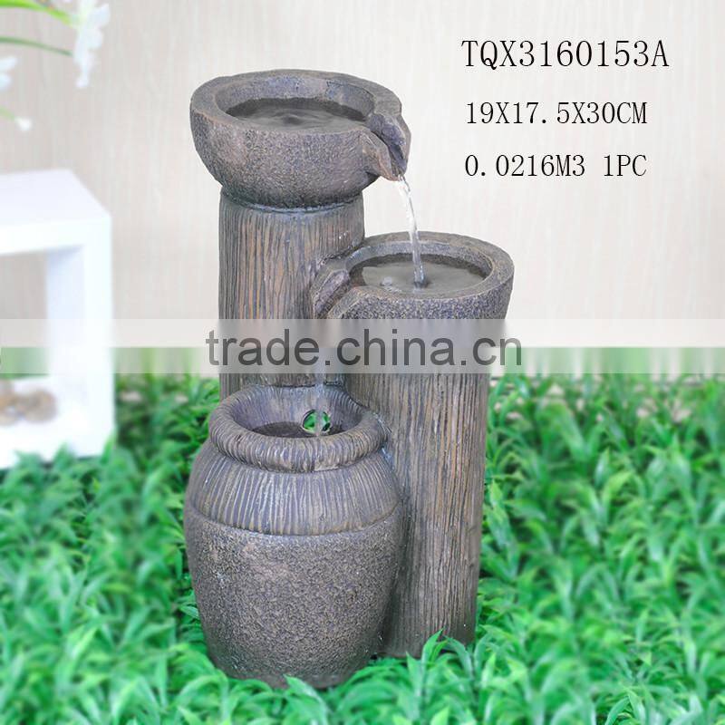Cheap price resin indoor mini garden waterfountain