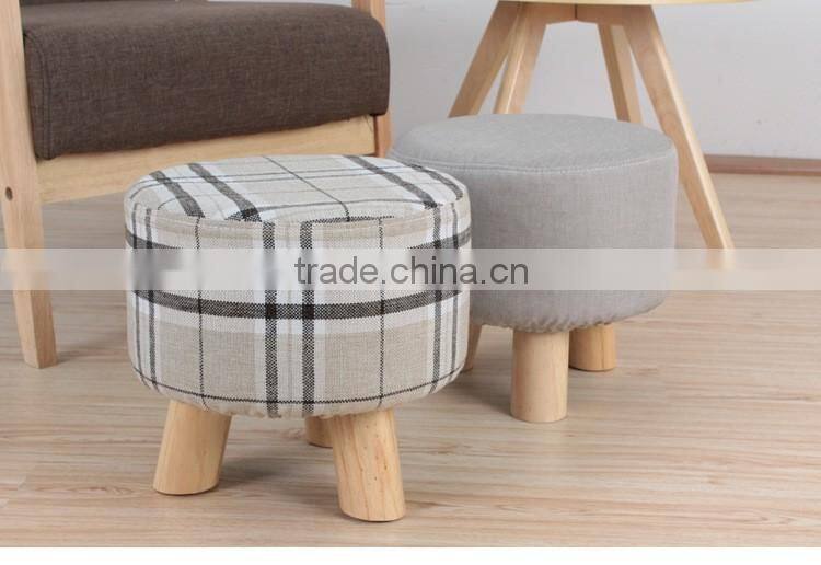 Hot sale Creative Wood round Footstool Y334