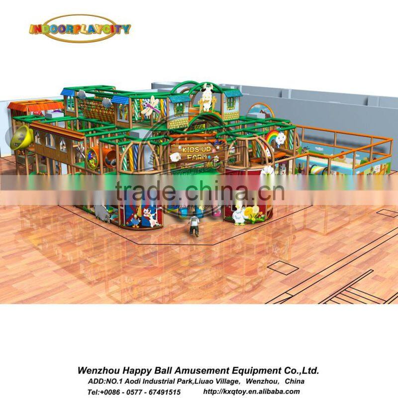 Happy Village Farm Theme Commercial Kids Indoor Playground Equipment