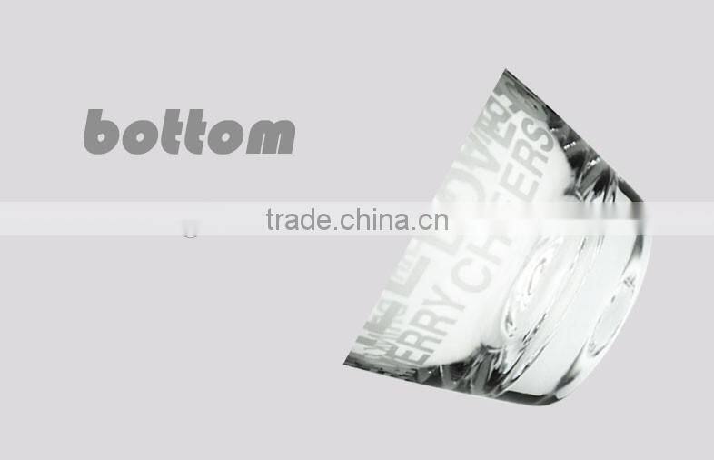 high quality fancy energy drinking glass