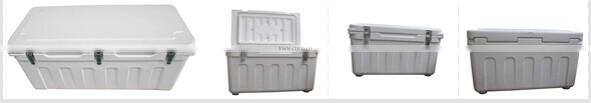 180L rotomolded PE cooler, plastic bin, ice chest cooler for meat transportation