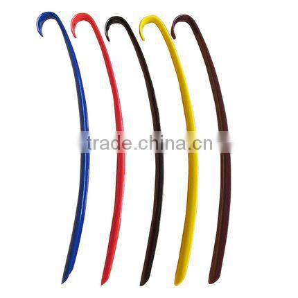 long handled decorative plastic shoe horn