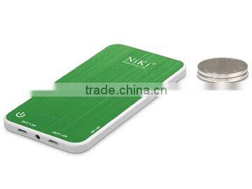 2013 New Design Mini Power Bank 4000mAh, Ultra Thin 9mm