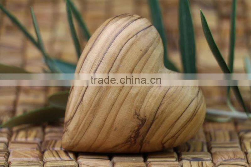 Olive Wood Carved Big Heart