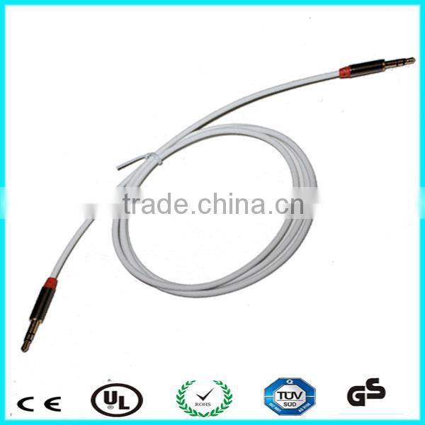 Male jack to jack aux 3.5mm flat aux cable