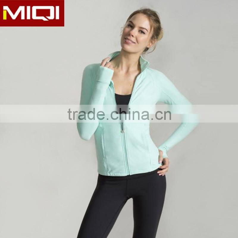 Featuring Moisture Wicking Quick Dry 4-Way Stretch Thumb Holes fitness jacket