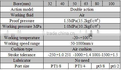 MB air compressor linear electric actuator single-acting cylinder