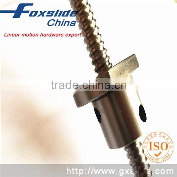 Ball bearing metric ball screw for lathe machine