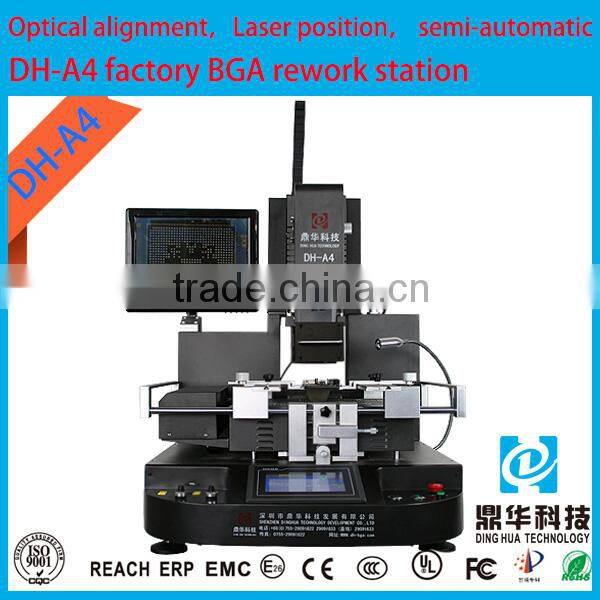 Dinghua DH-A4 computer printer reballing machine auto bga rework station with optical alignment system and laser positioning
