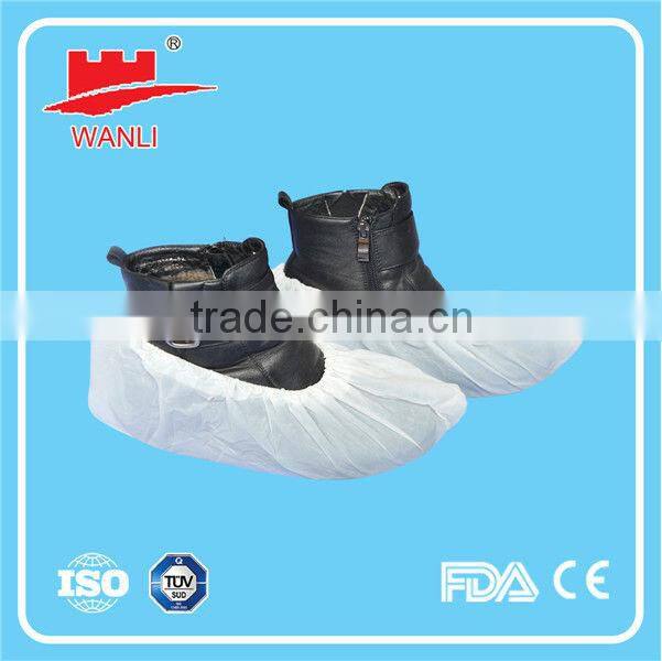Disposable nonwoven boot cover for clean room use,non woven boot cover,waterproof boot cover