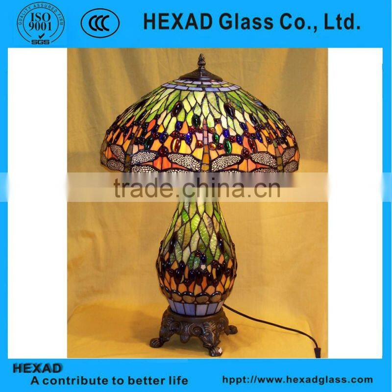 Sale! TIFFANY STYLE STAINED GLASS LAMP