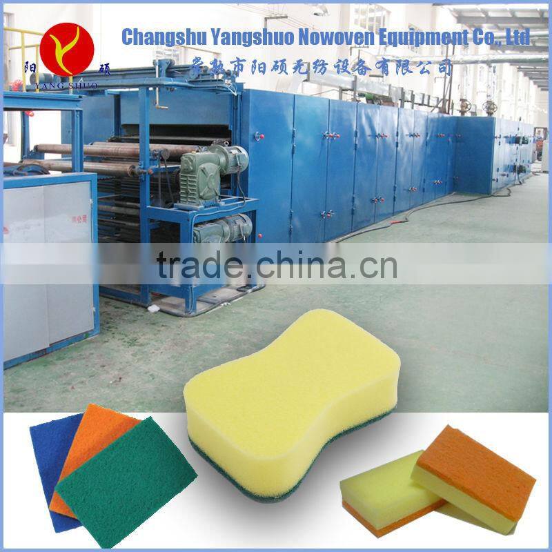 microfiber production of scouring pad making machine