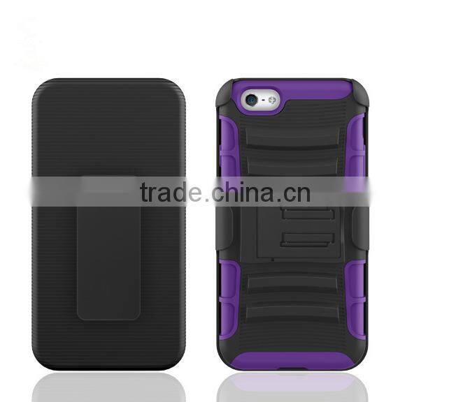 3in1 Hybrid robot armor kickstand phone defender case for iphone6 Stand cover case