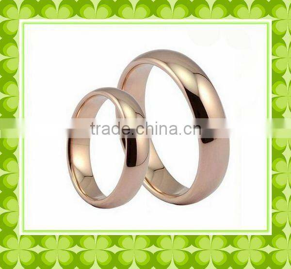 44010 fashion rose gold cuople tungsten ring